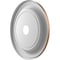 Ekena Millwork Traditional Thermoformed PVC Ceiling Medallion Fits Canopies up to 13 1/2-in., Aged Copper CMP22TRCAC - alternate 3